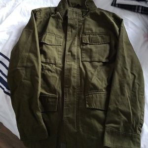 Army green jacket